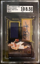 2015-16 Panini Black Gold - Rookie Jersey Autographs Tag #12 Devin Booker /1...