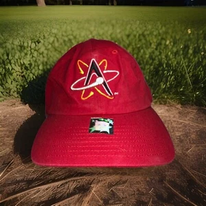 Vintage Twins Enterprise Albuquerque Isotopes Hat MILB Adjustable Vibrant RED - Picture 1 of 7