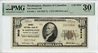 1929 Ty. 1 $10 Washington DC National Bank CH#9545 Fr# 1801-1 PMG VF30