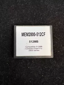 Generic MEM-512CF 512 MB Compact Flash Memory Card Cisco for 2800 & others - Picture 1 of 2