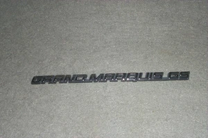 Trunk Script Emblem 1995 1996 1997 Mercury Grand Marquis GS 95 96 97 Badge Ford - Picture 1 of 1