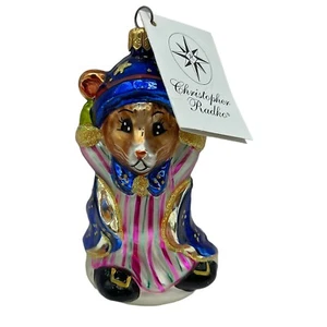 Christopher Radko Mouse Magic Glass Retired Christmas Ornament 4.5” with tag - Picture 1 of 11