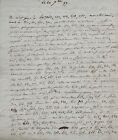Rare lettre chiffrée du chef chouan Florimond-Benjamin Mac-Curtain, baron de ...