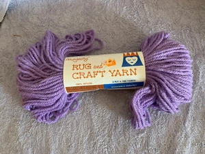 Majesty Rug & Craft Yarn 100% Nylon 3-Ply 100 Yards 36 Lilac D107 RN 27145 # 143 - Picture 1 of 2