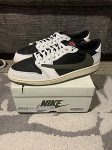 Size 11M/12.5W -Jordan 1 Retro Low OG SP Travis Scott Olive Og Box FAST SHIPPING - Picture 1 of 10