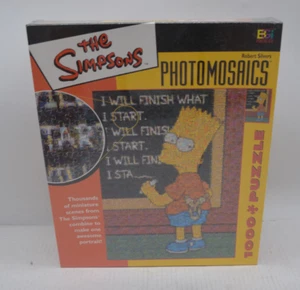 ORIGINAL Simpsons Photomosaics 1000 Pc Jigsaw Puzzle Robert Silvers New sealed - Picture 1 of 2