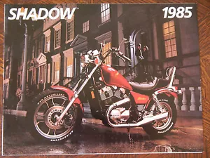 85 HONDA SHADOW VT700C NUEVO DE LOTE ANTIGUO FABRICANTE DE EQUIPOS ORIGINALES HOJA DE VENTAS FOLLETO LITERATURA - Imagen 1 de 6