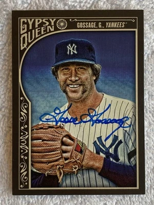 NEW YORK YANKEES- GOOSE GOSSAGE AUTOGRAPH 2015 TOPPS GYPSY QUEEN #118 - Image 1 of 2