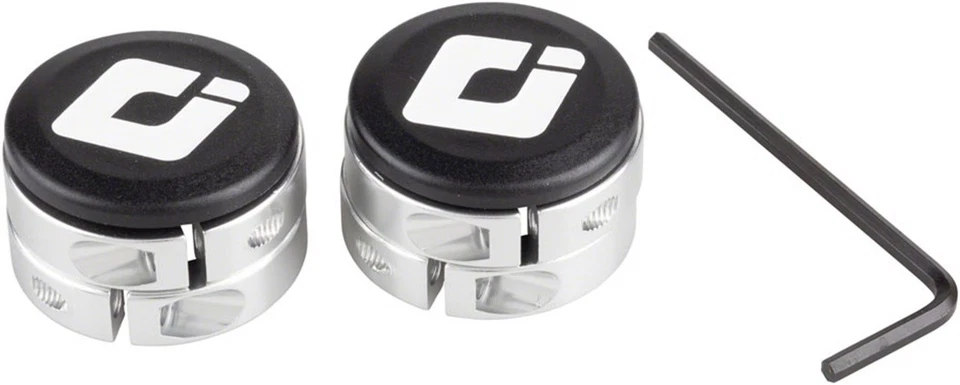 ODI Lock Jaw clamps w/ Snap caps Silver set/4 - Image 1 of 1