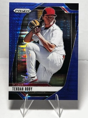 2025 Panini Prizm  Tekoah Roby Red Pulsar Prizm /75  St. Louis Cardinals - Image 1 of 4
