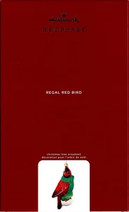 REGAL RED BIRD CARDINAL 2020 HALLMARK PREMIUM ANDENKEN ORNAMENT NEU (BD) B - Bild 1 von 5
