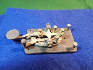 WWII US Army Signal Corps J-38 Telegraph Morsecode Key ~ Bakelite Base - Bild 1 von 5