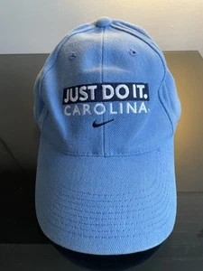 Vintage Y2K UNC North Carolina Nike Swoosh Just Do It Mütze  - Bild 1 von 4