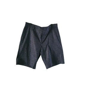 Slazenger Men's Gray Space Dye Flat Front Golf Shorts - 38 - Imagen 1 de 7