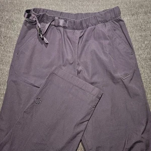 Nike Tech Pack Men's UPF Woven Pants Size Medium Belted Straight Leg Purple - Picture 1 of 12