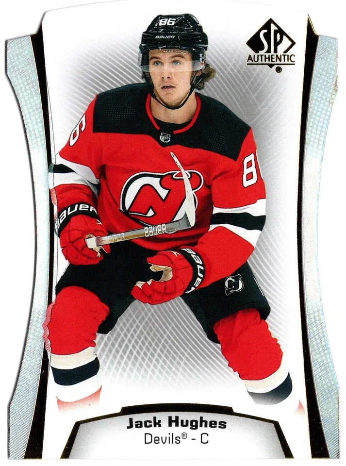 2021-22 UD SP Authentic Die-Cuts JACK HUGHES #DC-24 Devils - Image 1 of 1