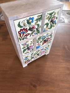 Sundance Tabletop Jewelry Chest - 5 Drawers - Picture 1 of 18