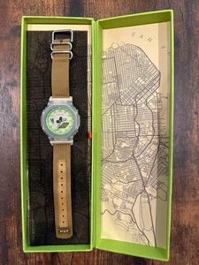 CASIO x HUF Collaboration G-SHOCK GA-2100HUF Cream Green Men's Watch From Japan - Picture 1 of 2