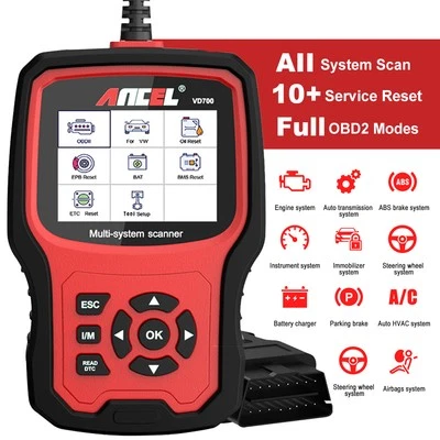 🔥2025 Ancel VD700 Pro Profi KFZ Diagnosegerät Auto OBD2 Scanner EPB DPF Für VAG - Bild 1 von 4