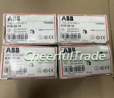 1PCS PLC Module Brand ABB A16-30-10 220V In Box A163010 Contactor - Image 1 of 4