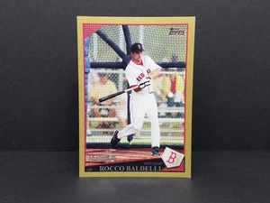 2009 Topps #579 Rocco Baldelli, Red Sox - Gold Border Parallel (1192/2009) - Bild 1 von 2