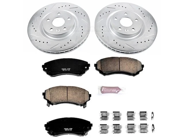 Pastilha de freio dianteiro e kit de rotor para 2008-2014 Cadillac CTS 2009 2010 2011 TP438WN - Imagem 1 de 1