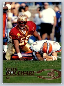 1997 Press Pass Peter Boulware #14 Florida State Seminoles - Picture 1 of 2