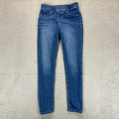 Childrens Place Mid Wash Blue Girls Size 10 Cotton Blend Pull On Legging Jeans - Image 1 of 4