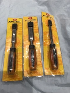 Holzmeißel x 3 von Wilko 1” 1/2” & 3/4” Neu Sonstige - Bild 1 von 4