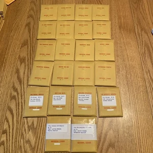 Set carte APBA Baseball 1976 MLB stagione squadra SOLO.  Lotto 22 set squadre.  VINTAGE - Foto 1 di 11