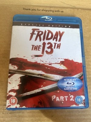 Friday The 13th Part 2 (1981) Rare UK Horror Blu Ray VGC - Image 1 of 4