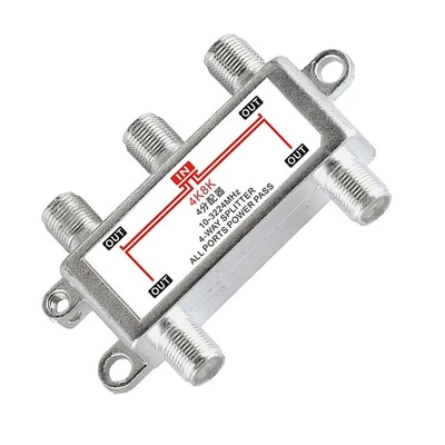 10-3224MHz SP-04 Splitter 4 Vie Antenna Satellitare   Distributore Tipo9511 - Immagine 1 di 4