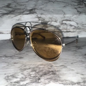 CHLOE CE144S 051 Silver-Copper/Yellow Mirrored 61mm Sunglasses (#829) - Picture 1 of 11