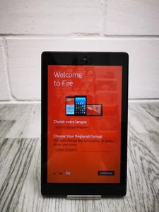 Amazon Kindle Fire HD 8 - Black - Unit Only (SX0340T) 7th Gen *See Description* - Picture 1 of 5