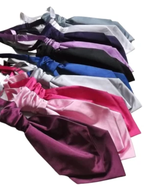 Cravat Tie Adult Mens Satin Wedding Ruche Silky Shiny Ready Tied Silky Shiny - Image 1 of 4