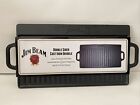 Jim Beam Pre Seasoned Heavy Duty Construction Double Sided Cast Iron Griddle Pan
