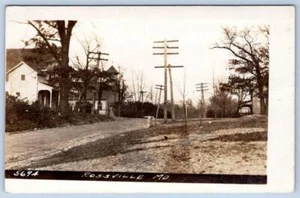 RPPC ROSSVILLE MD MARYLAND BALTIMORE CONDADO VISTA TEMPRANA FILADELFIA Y CRIDGE RDS - Imagen 1 de 2