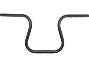 Highway Hawk Moto Motorcycle Anfora Handlebar Black Powder Coated - 30 x 1 Inch - Picture 1 of 4