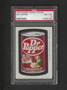 WACKY PACKAGES 1974 SERIES 8 DR POPPER PSA 8 NMMT