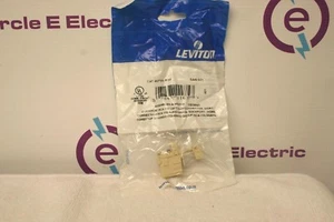 Leviton 40735-RWI Quickport RCA-110 Left Audio Connector *New SEALED* Ivory - Picture 1 of 4