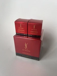 Yves Saint Laurent YSL OR ROUGE LA CRÈME ESSENTIELLE FACE Full Size + 2 Mini - Picture 1 of 4