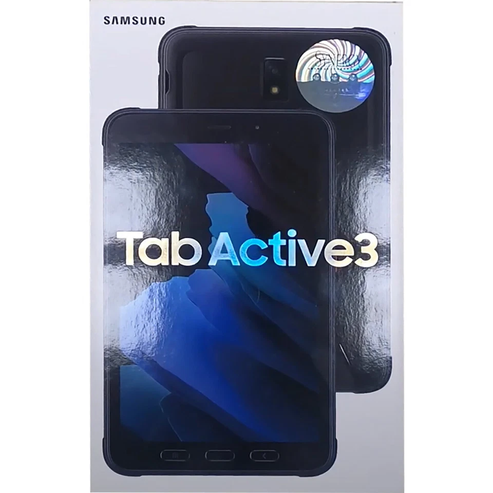 BNIB Samsung Galaxy Tab Active 3 64GB 8'' Black Factory Unlocked 4G+WiFi OEM - Image 1 of 1