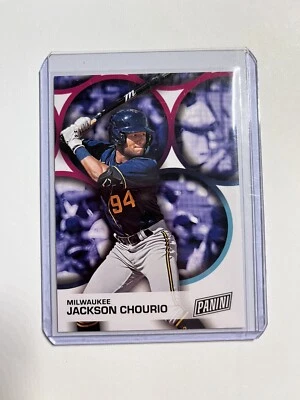 Jackson Chourio 2023 Panini Father's Day - #BB4 - Milwaukee Brewers - Image 1 of 2