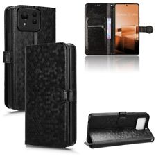 Per Asus Zenfone 11 Ultra Honeycomb Dot Struttura Pelle Phone Custodia Cover
