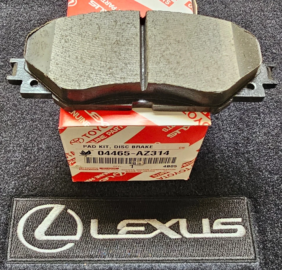 FRONT 2009-2018 TOYOTA COROLLA BRAKE PADS GENUINE OEM 04465-AZ314 LEXUS HS250h - Image 1 of 1