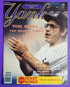 May 10, 1984 New York Yankees Magazine Yogi Berra Anniversary Issue - Picture 1 of 10