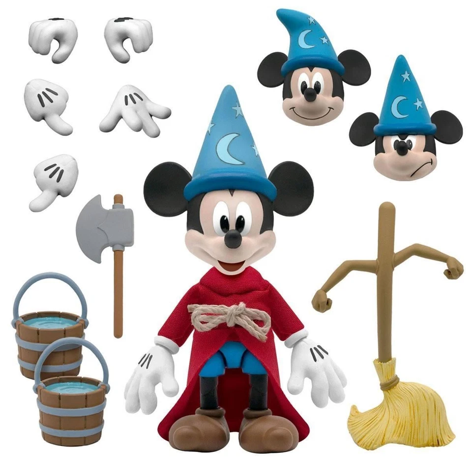 Super7 DISNEY ULTIMATES FANTASIA SORCERER APPRENTICE MICKEY MOUSE SUPER7