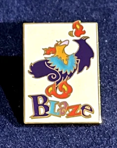 1996 ATLANTA PARALYMPIC GAMES /MASCOT BLAZE PIN BADGE /NEW OLD STOCK/RECTANGLE - Picture 1 of 3