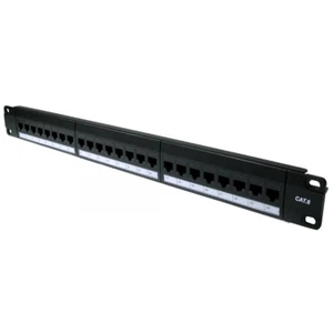 24 Port UTP Cat6 Panneau Patch - en Ligne Raccord - Picture 1 of 2