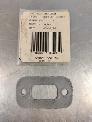 OEM GENUINE NOS GREEN MACHINE / HOMELITE GM468201 / 468201 MUFFLER GASKET - Image 1 of 4